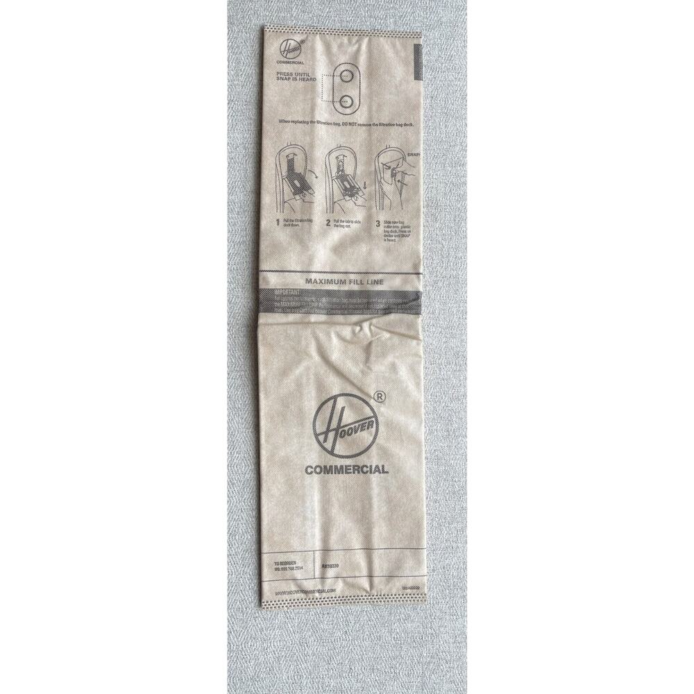 Hoover Commercial AH10330 HEPA Vacuum Bags CH95519 - 10 PACK NEW